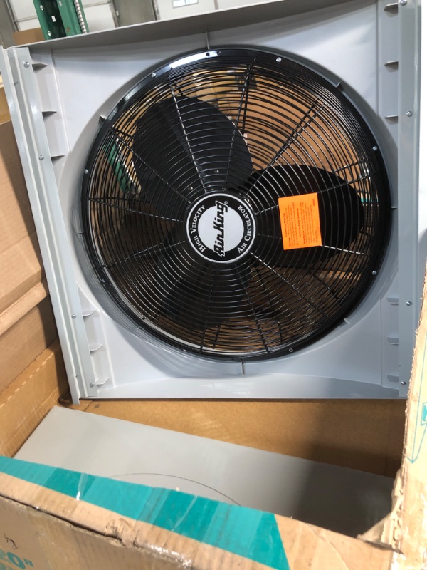 Photo 3 of **FOR PARTS** Air King Air King Whole House Fan: 20 in, Single Phase Motor