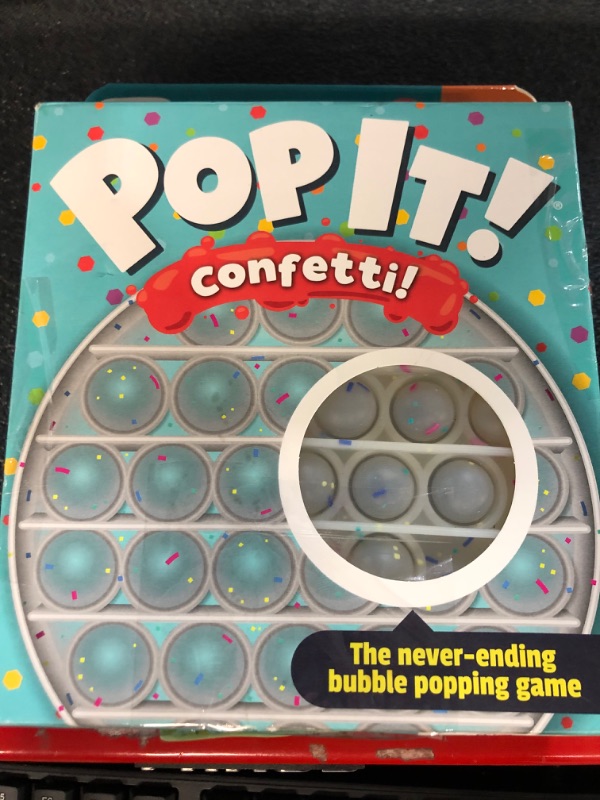 Photo 1 of *OUTER BOX DAMAGED* Pop It! Confetti, 2 Pack 