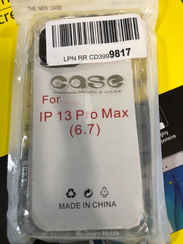 Photo 1 of iPhone 13 Pro Max Phone Case, Clear