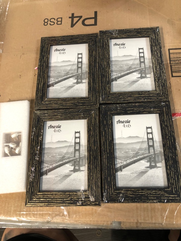 Photo 2 of *Stock Photo Wrong Color* Anozie 8X10 Picture Frames (4pack) with HD Real Glass