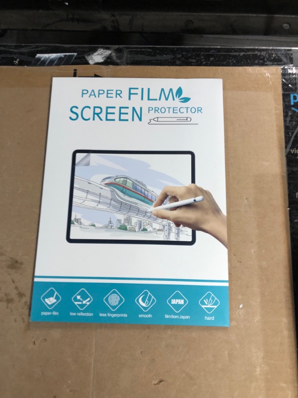 Photo 2 of Paper Screen Protector Compatible with iPad 6/5(9.7-Inch, 2018/2017Model), iPad Pro/iPad Air 1-2 Write,Draw and Sketch Like on Paperfeel Anti Glare Less Reflection with Easy Installation Kit