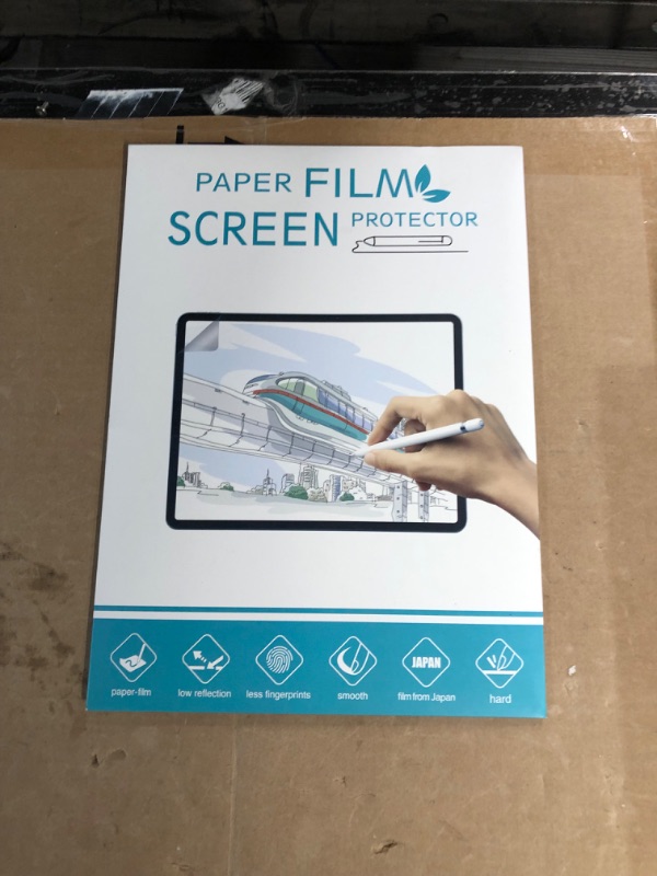 Photo 2 of Paper Screen Protector Compatible with iPad 6/5(9.7-Inch, 2018/2017Model), iPad Pro/iPad Air 1-2 Write,Draw and Sketch Like on Paperfeel Anti Glare Less Reflection with Easy Installation Kit