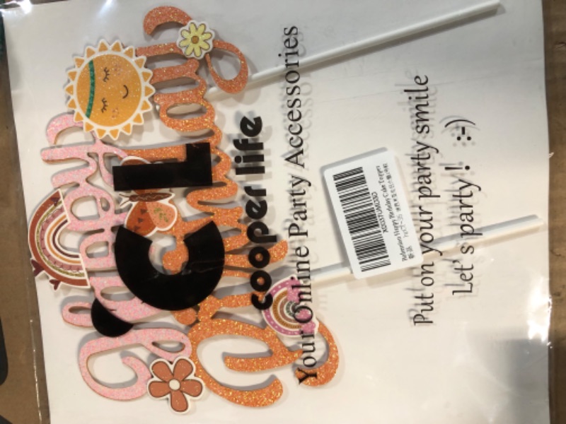 Photo 1 of Boho Rainbow Birthday Party Decoration -- SEE PICS FOR ACTUAL PRODUCT 