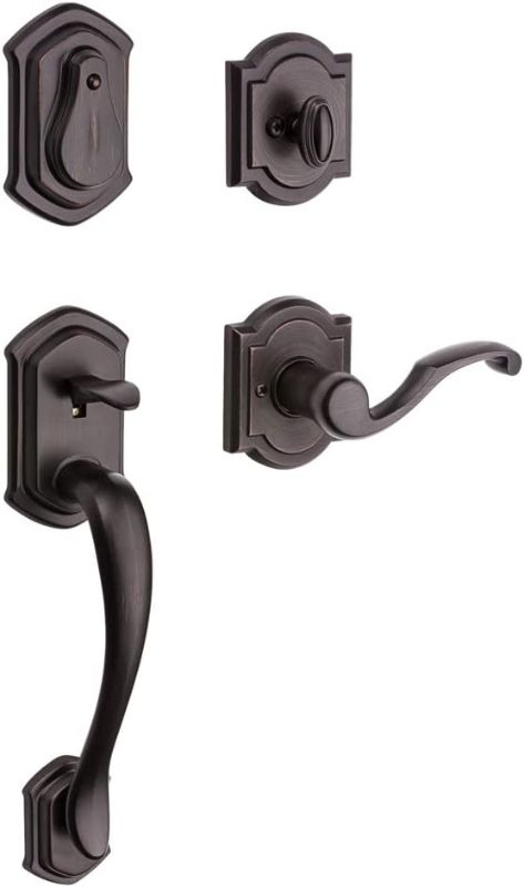 Photo 1 of 
Baldwin Medina, Front Entry Handleset with Interior Lever, Featuring SmartKey Deadbolt