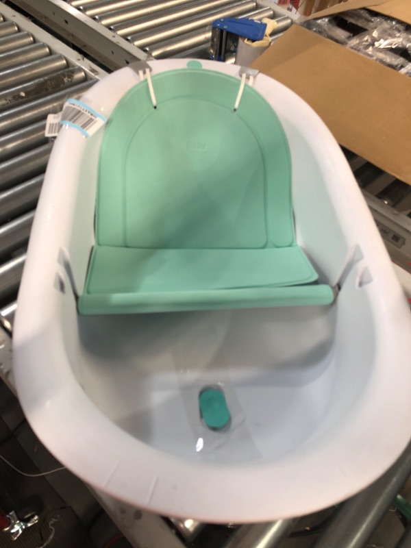 Photo 2 of **USED** 4-in-1 Grow-with-Me Bath Tub by Frida Baby Transforms Infant Bathtub to Toddler Bath Seat with Backrest for Assisted Sitting in Tub