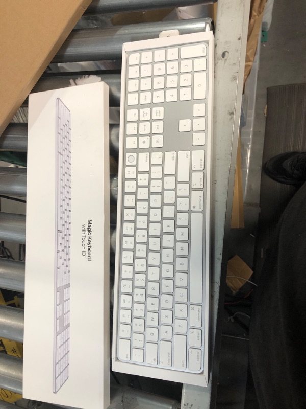 Photo 2 of Apple Magic Keyboard with Touch ID and Numeric Keypad -  Silver