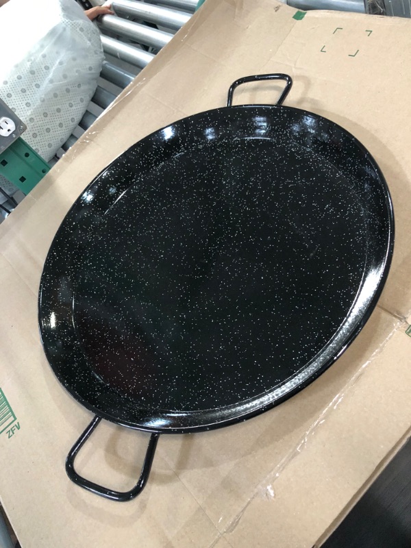 Photo 2 of *MINOR SCRATCHES SEE PHOTO*Garcima 26-Inch Enameled Steel Paella Pan, 65cm Large