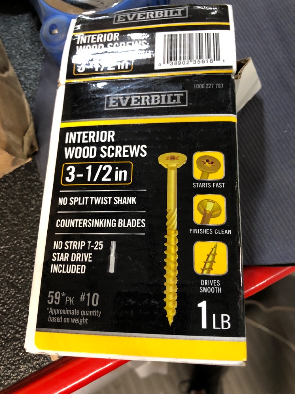 Photo 2 of *STOCK PHOTO FOR REFERENCE ONLY* Wood Screws 1lb Box