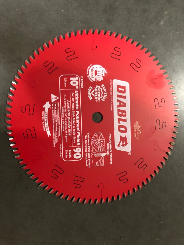 Photo 2 of **DIRTY FROM SHIPPING BUT NEW** Diablo Saw Blade 10 90t