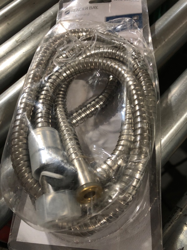 Photo 2 of Glacier Bay 86 in. Stainless Steel Replacement Shower Hose