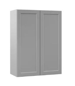 Photo 1 of **SEE NOTES** Hampton Bay Designer Series Melvern Assembled 27x36x12 in. Wall Kitchen Cabinet in Heron Gray
