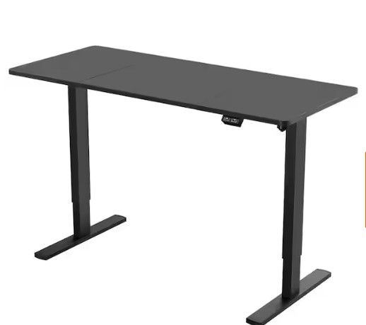 Photo 1 of **SEE NOTES** 55 in. Black Wood Electric Standing Desk