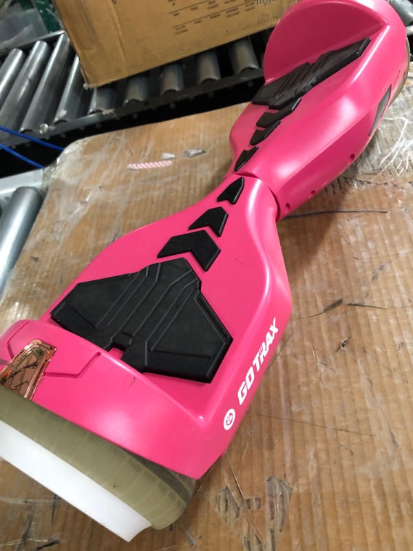 Photo 1 of SEE NOTE Gotrax Pulse Max Hoverboard with 6.5" Luminous Wheels, Music Speaker and 7mile Range & 6.2mph, UL2272 Certified, Dual 250W Motor and 93.6Wh Battery Self Balancing Scooters for 44-176lbs Kids Teens pink