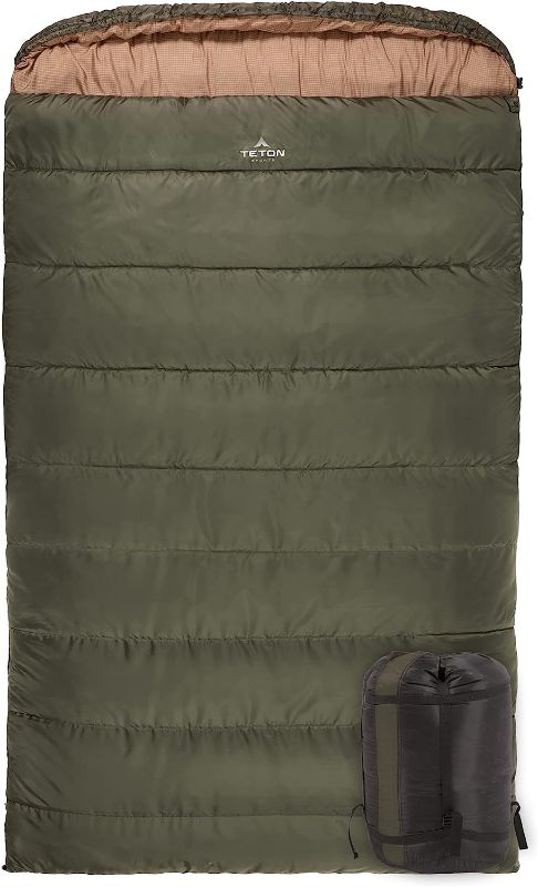 Photo 1 of (NEEDS REPAIR, TEAR IN BAG) TETON Sports Celsius Mammoth Double Sleeping Bag 