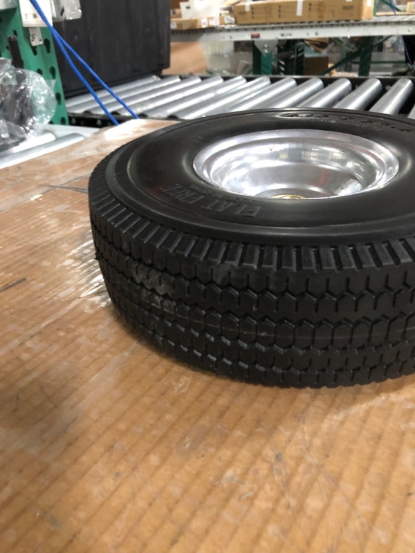 Photo 3 of  10-Inch 4.10/3.50-4" Flat-free Solid Tire **ONLY ONE TIRE INCLUDED (1)**