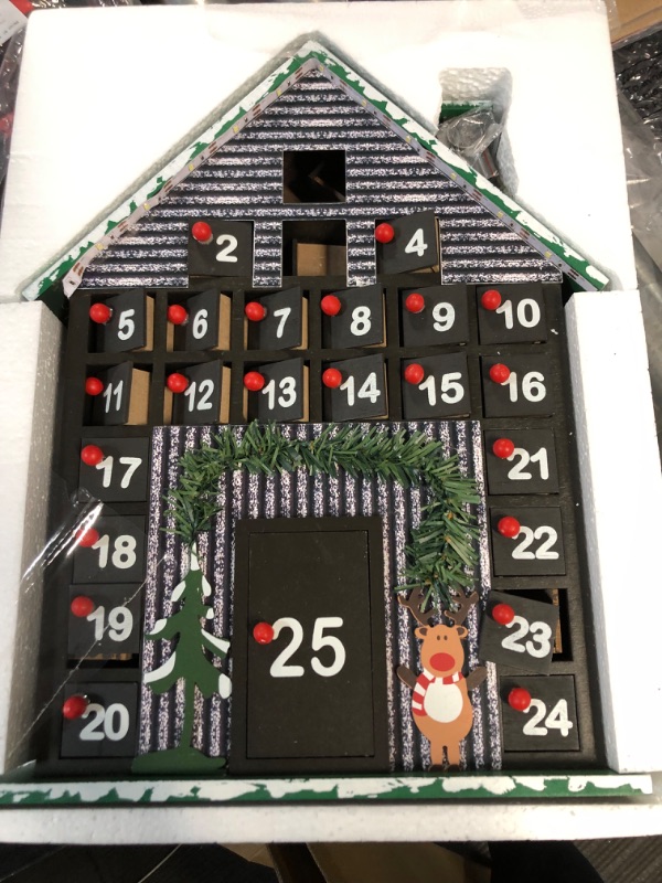 Photo 1 of *DAMAGED* Christmas Advent Calendar Wall Hanging