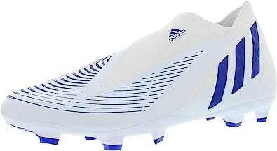 Photo 1 of *Used/Dirty* adidas Unisex Edge.3 Laceless Firm Ground Soccer Shoe Size 12 White/Blue