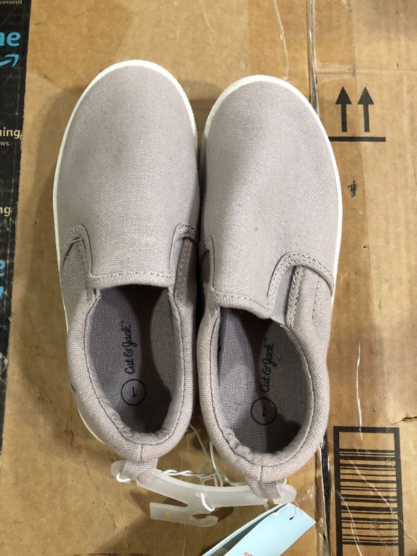 Photo 2 of *Used/Dirty* Kids' Blaine Slip-On Apparel Sneakers - Cat & Jack™ Grey, Size 1