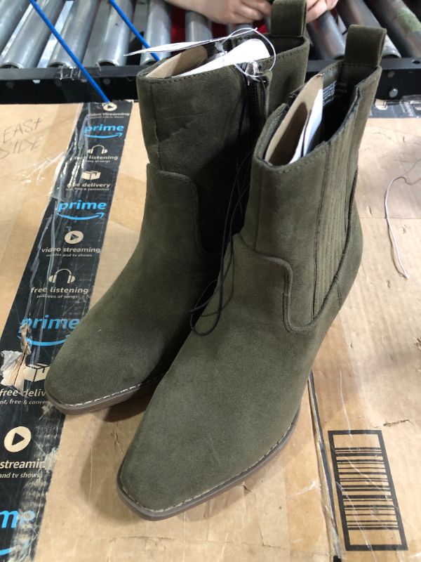 Photo 2 of Women's Solita Western Boots - Universal Thread Olive Green 7.5