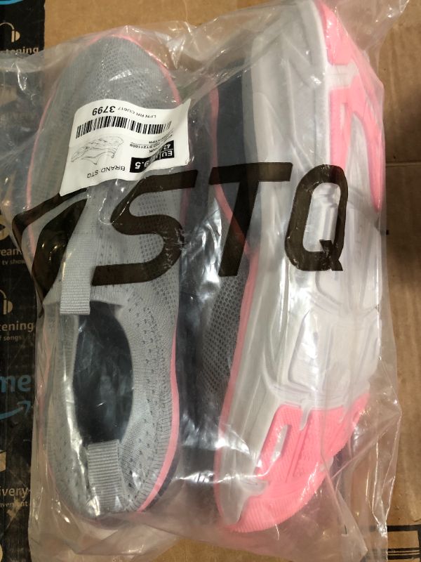 Photo 2 of STQ Slip on Sneakers 9.5 Grey/Pink