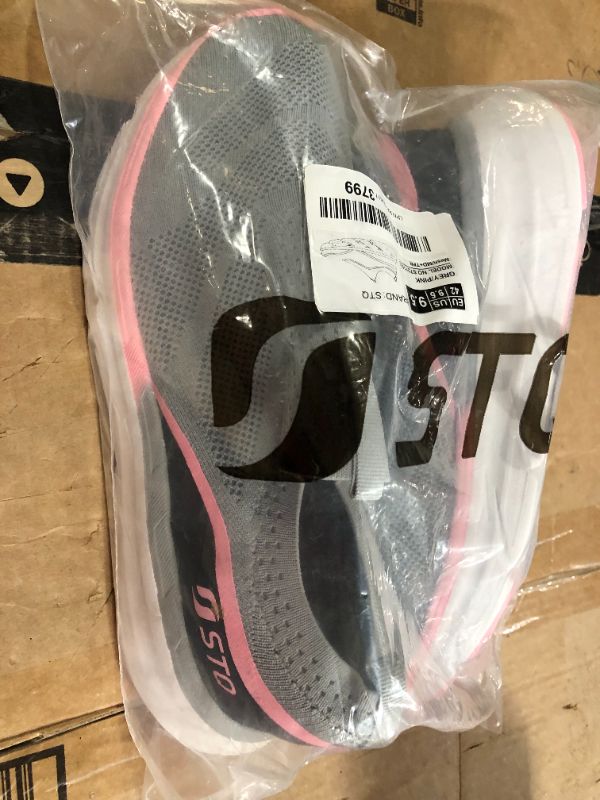 Photo 3 of STQ Slip on Sneakers 9.5 Grey/Pink