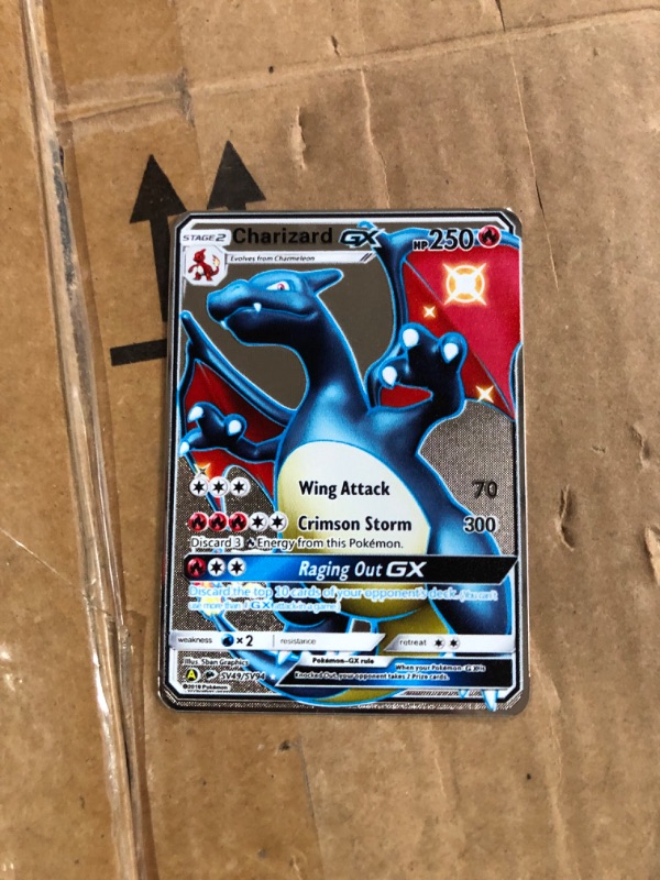 Photo 2 of [New] Pokemon Charizard Gx metal Card