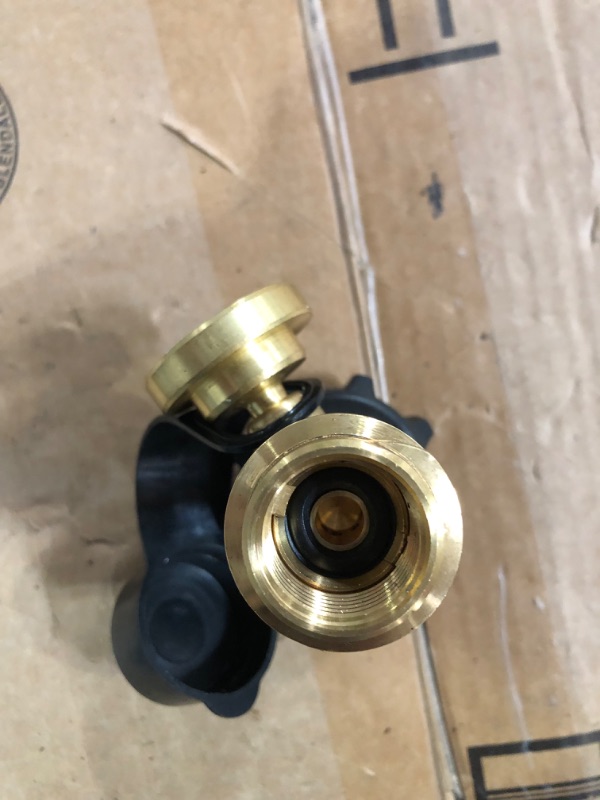 Photo 1 of [Notes] GASONE 50120 Gauge Indicator Propane Tanks, Old Black QCC 