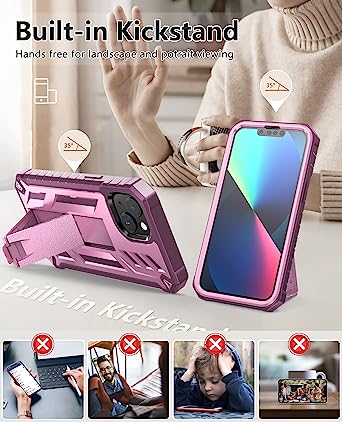 Photo 1 of [see notes] for iPhone 13 Case Protective Cover: iPhone 14 case Heavy Duty Military Grade Hard Protection Shock Proof Grip 