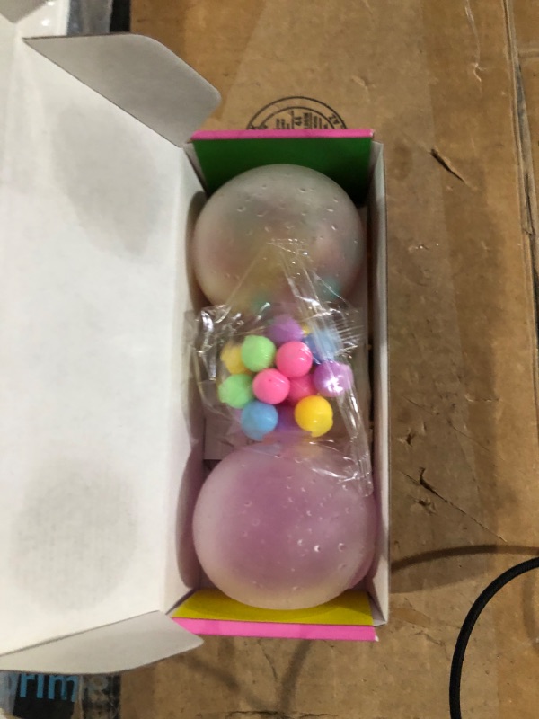 Photo 1 of 3Pack Stress Balls for Kids - Cute Squishy Stress Balls for Stress and Anxiety Relief, Fun Sensory Squishy Balls Fidget Toy Set Filled with Water Beads for Kids,Boys and Girls