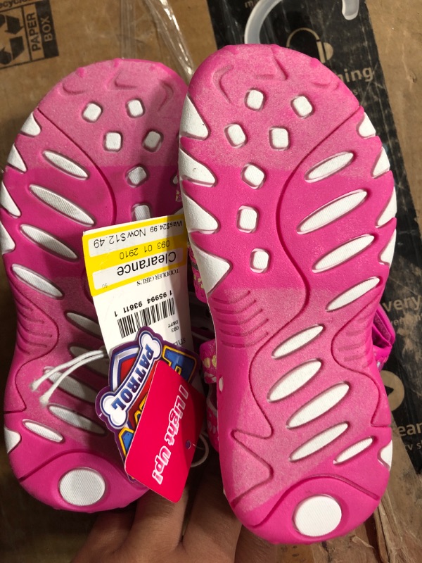 Photo 2 of Toddler Girls' Nickelodeon PAW Patrol Adventure Ankle Strap Sandals - Pink 8