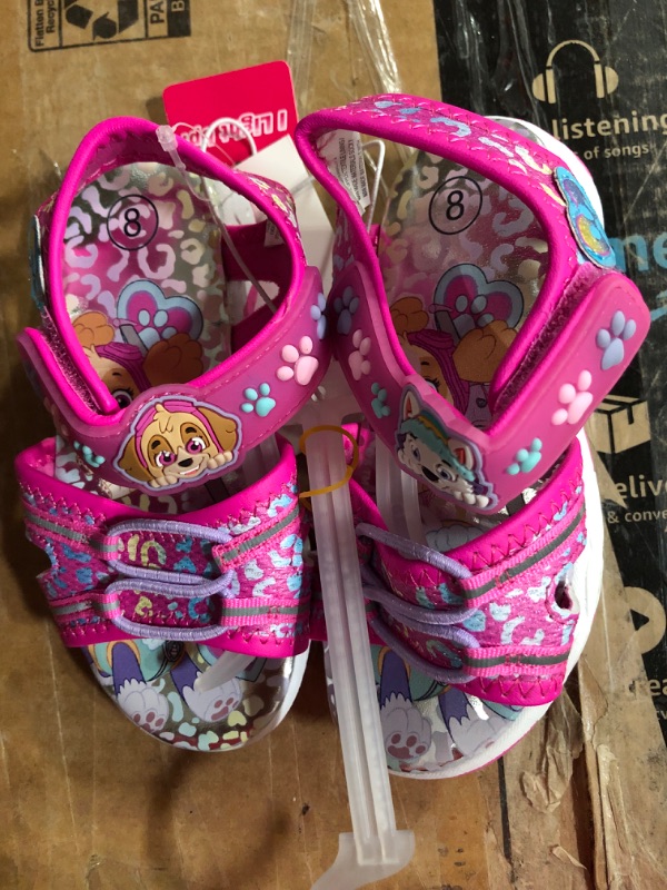 Photo 1 of Toddler Girls' Nickelodeon PAW Patrol Adventure Ankle Strap Sandals - Pink 8