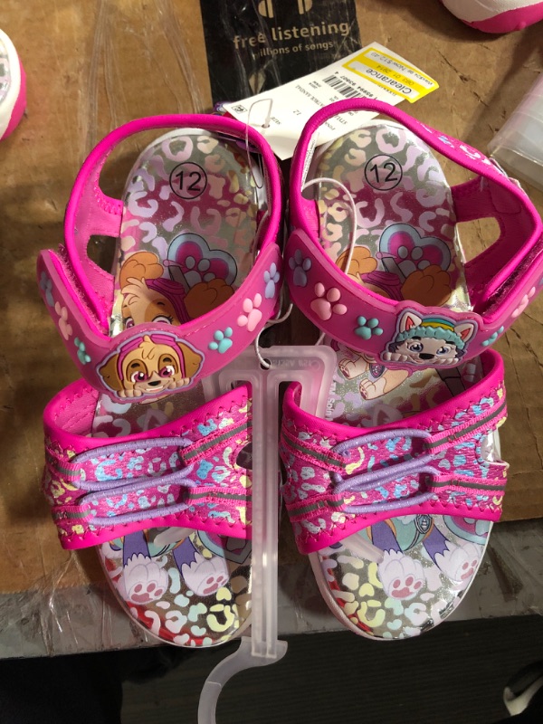 Photo 1 of Toddler Girls' Nickelodeon PAW Patrol Adventure Ankle Strap Sandals - Pink 12