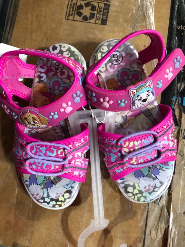 Photo 2 of Toddler Girls' Nickelodeon PAW Patrol Adventure Ankle Strap Sandals - Pink 9
