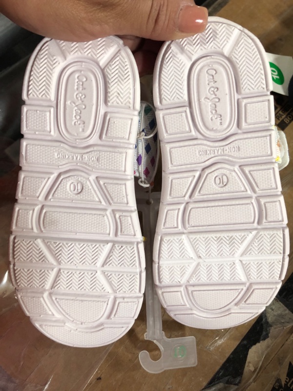 Photo 2 of  Cat & Jack™  TODDLER SANDALS WHITE/MULTICOLOR 10
