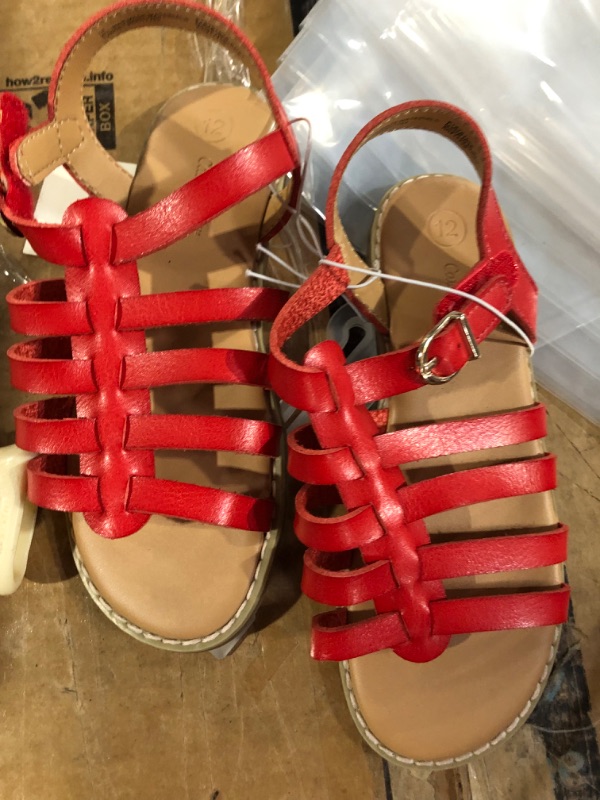 Photo 2 of RED SANDALS SIZE 12