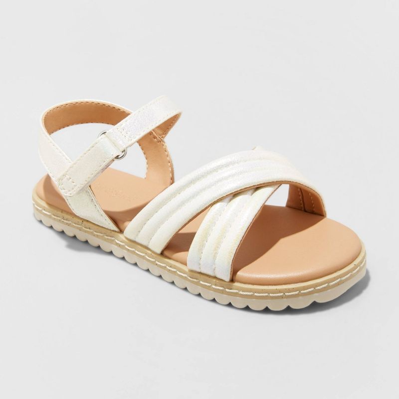 Photo 1 of Toddler Girls' Chloe Ankle Strap Sandals - Cat & Jack™ 11