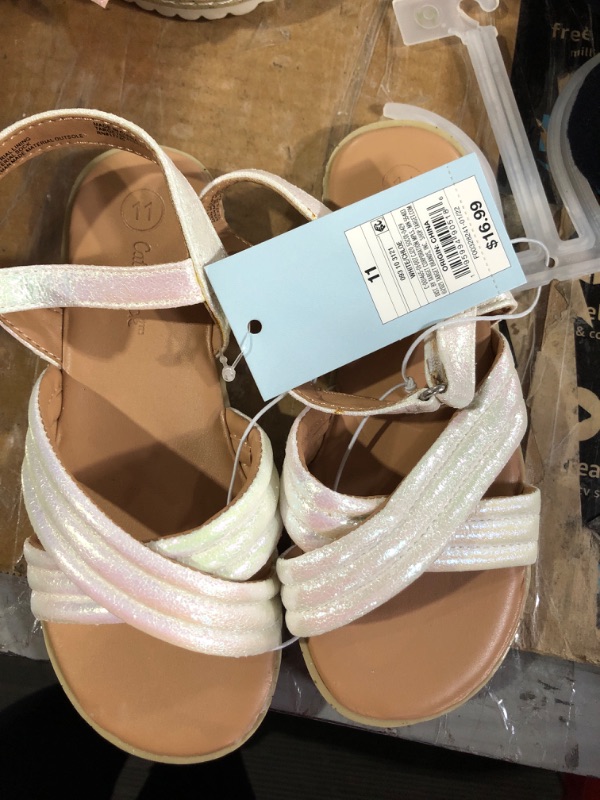 Photo 2 of Toddler Girls' Chloe Ankle Strap Sandals - Cat & Jack™ 11