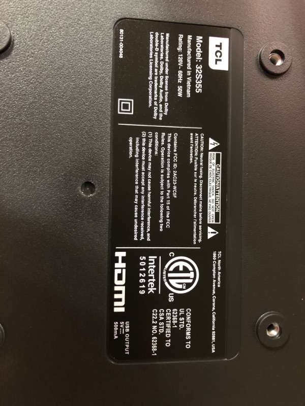 Photo 1 of TCL 32" Class 3-Series HD 720p LED Smart Roku TV - 32S355