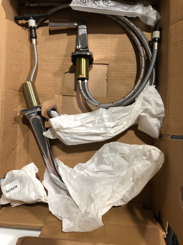 Photo 3 of **USED** American Standard 7353801.002 Townsend 8-Inch Widespread High-Arc Bathroom Faucet with Two Handles, Brass, Polished Chrome