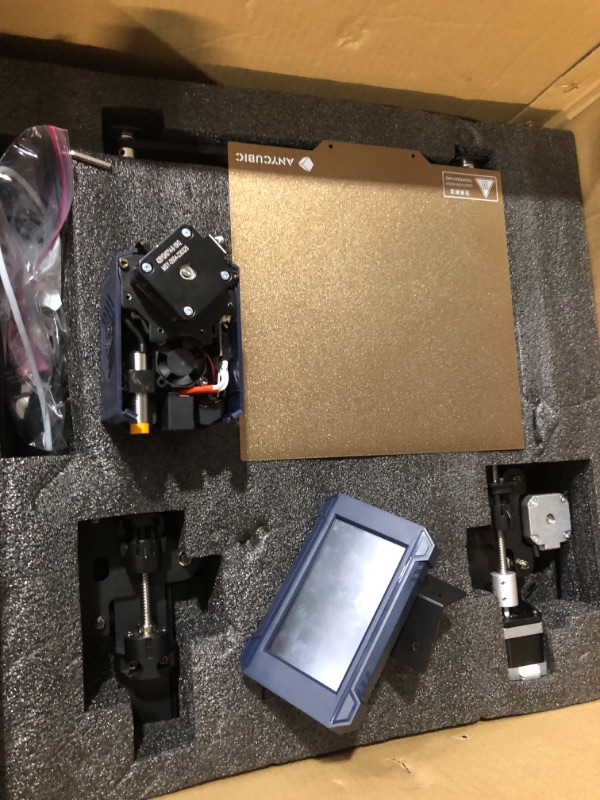 Photo 8 of **FOR PARTS OR REPAIR**
Anycubic Kobra 2 3D Printer, 5X Faster 250mm/s Max. Printing Speed Upgraded LeviQ 2.0 Auto Leveling with Dual-Gear Extrusion System Efficient Precise Delivery Fully Open Source 8.7"x8.7"x9.84"