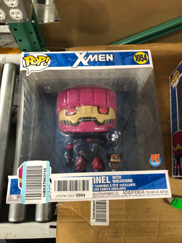 Photo 2 of **BOX IS DAMAGED**
Funko Pop! Jumbo: X-Men Sentinel with Wolverine Previews Exclusive Vinyl Figure