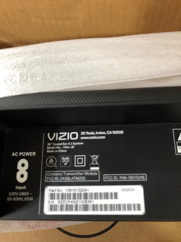 Photo 11 of VIZIO V-Series 5.1 Home Theater Sound Bar