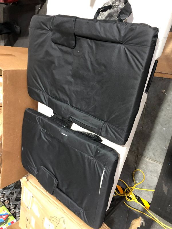 Photo 4 of ***DAMAGED - SEE NOTES***
Blufree Heated Stadium Seats, 2 Pack, Black