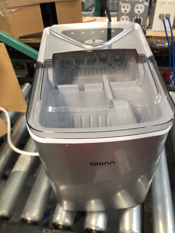 Photo 1 of **TESTED** Silonn Ice Makers Countertop, 9 Cubes Ready in 6 Mins, 26lbs in 24Hrs 