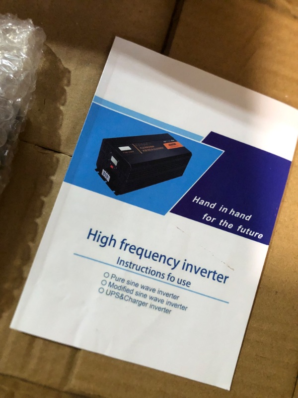 Photo 1 of VEVOR Pure Sine Wave Inverter, 2500 Watt Power Inverter, for RV Truck Car Solar System Travel Camping