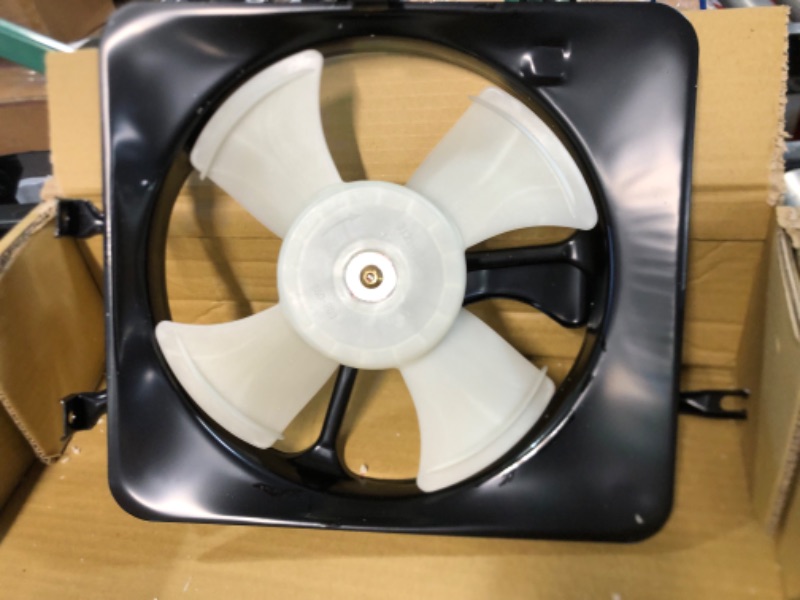 Photo 1 of TYC 610170 Honda CRV Replacement Condenser Cooling Fan Assembly