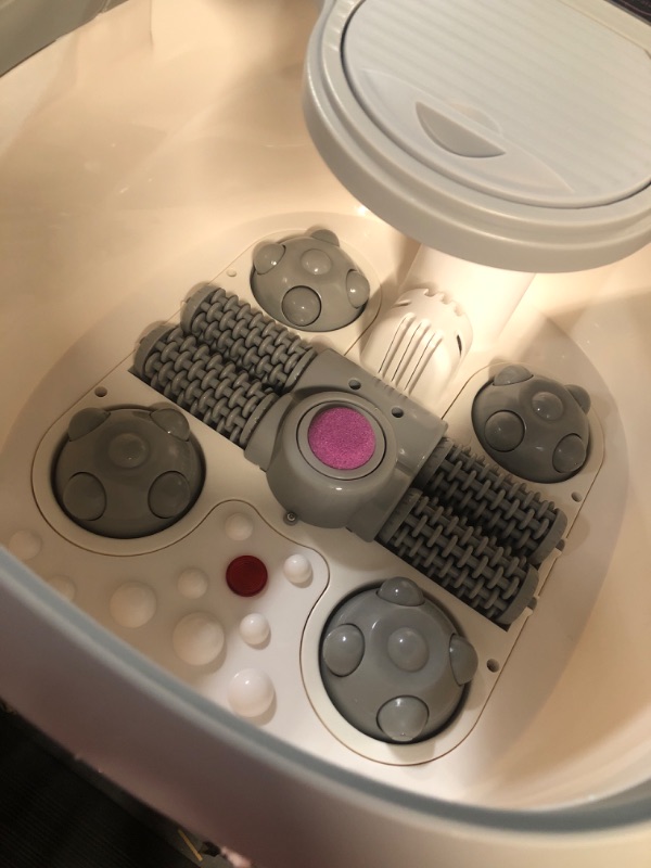 Photo 4 of Foot Spa Bath Massager with Heat and Bubble Jets