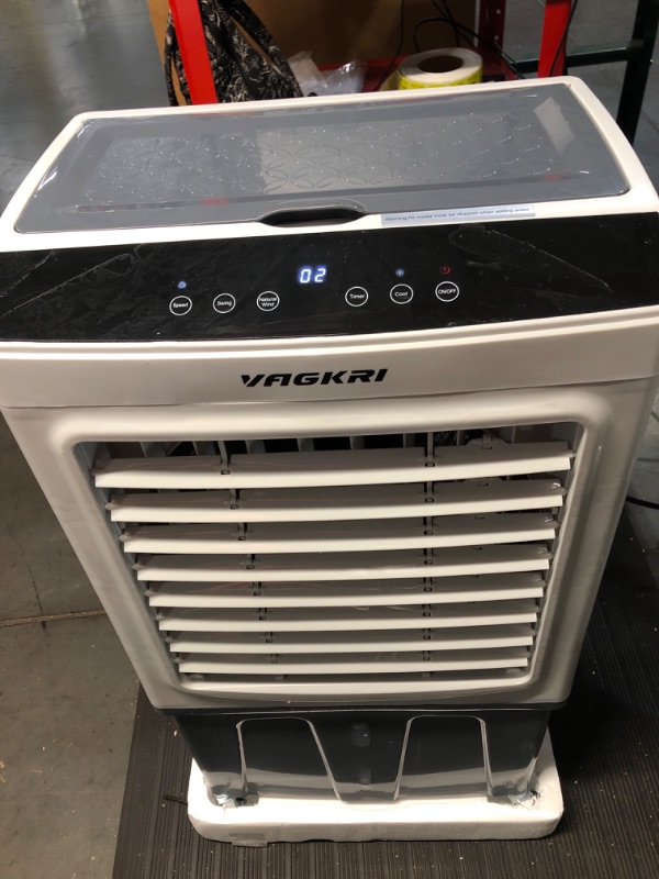 Photo 3 of ***READ NOTES***Evaporative Air Cooler, VAGKRI 2200CFM Swamp Cooler, 120°Oscillation Air Cooler with Remote Control, 24H Timer, 3 Modes & Wind Speeds for Outdoor Indoor Use, 9.2Gallon