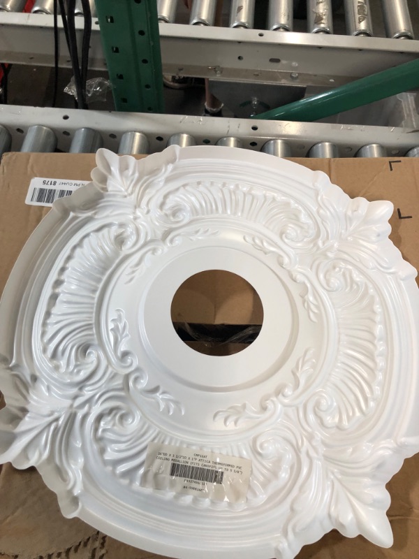 Photo 3 of *SEE NOTES*Ekena Millwork CMP16AT Attica Thermoformed PVC Ceiling Medallion