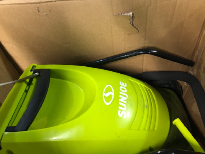 Photo 2 of *PREV USED*Sun Joe MJ401E-PRO 13 Amp Electric Lawn Mower, Green